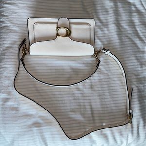 Coach Tabby 26 handbag - white